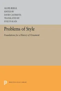 Problems of Style_cover