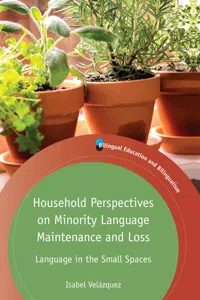Household Perspectives on Minority Language Maintenance and Loss_cover