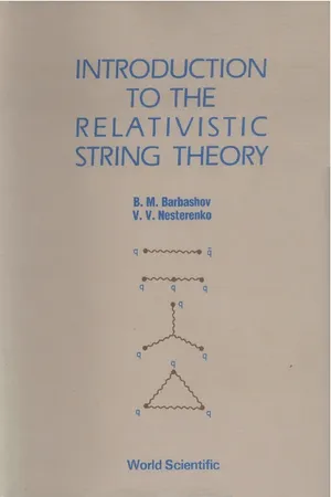 Introduction To The Relativistic String Theory