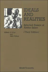 Ideals And Realities: Selected Essays Of Abdus Salam_cover