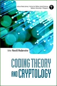 Coding Theory And Cryptology_cover