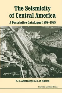 Seismicity Of Central America, The: A Descriptive Catalogue 1898-1995_cover