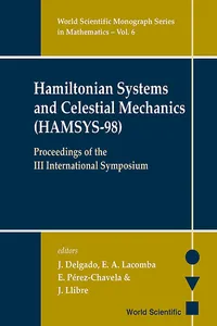 Hamiltonian Systems And Celestial Mechanics - Proceedings Of The Iii International Symposium_cover