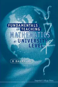 Fundamentals Of Teaching Mathematics At University Level_cover