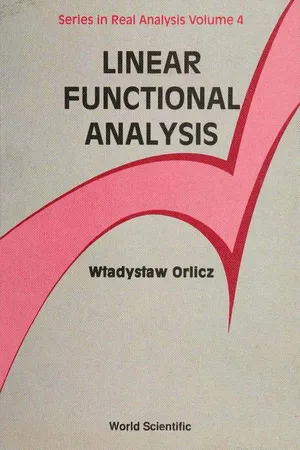 Linear Functional Analysis