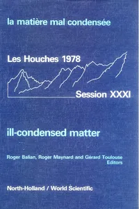 Ill-condensed Matter: Les Houches Session Xxxi_cover