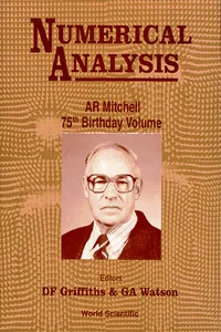 Numerical Analysis: A R Mitchell 75th Birthday Volume_cover