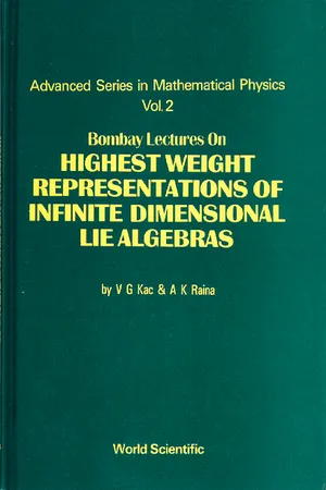 Highest Weight Representations Of Infinite Dimensional Lie Algebra