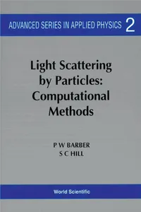 Light Scattering By Particles: Computational Methods_cover