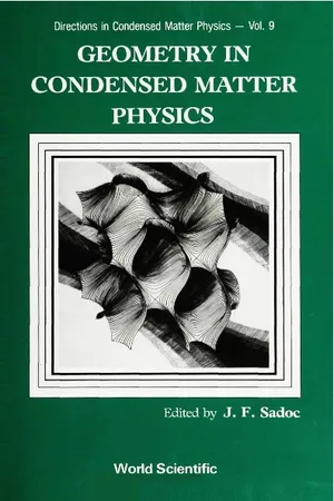 Geometry In Condensed Matter Physics