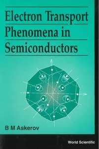 Electron Transport Phenomena In Semiconductors_cover