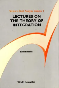 Lectures On The Theory Of Integration_cover