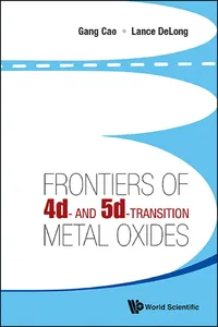 Frontiers Of 4d- And 5d-transition Metal Oxides_cover