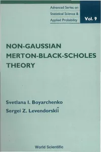 Non-gaussian Merton-black-scholes Theory_cover