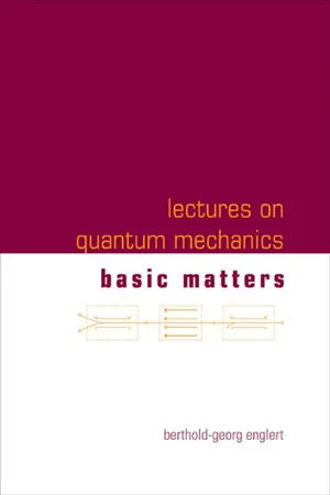 Lectures on Quantum Mechanics