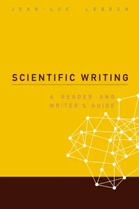 Scientific Writing: A Reader and Writer's Guide_cover