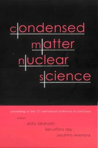 Condensed Matter Nuclear Science - Proceedings Of The 12th International Conference On Cold Fusion_cover