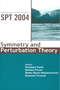 Symmetry And Perturbation Theory - Proceedings Of The International Conference On Spt2004_cover