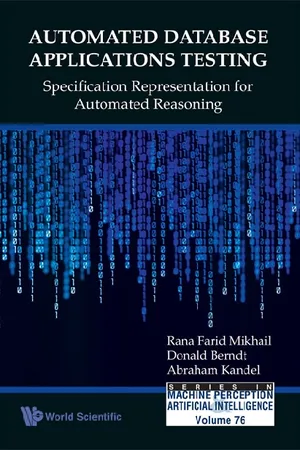 Automated Database Applications Testing: Specification Representation For Automated Reasoning