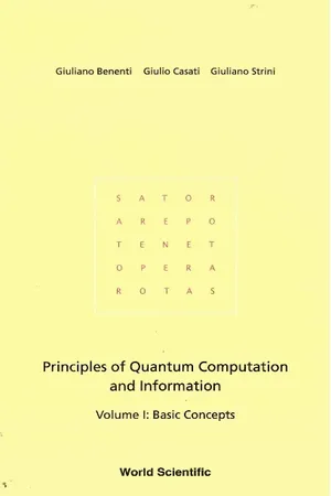 Principles Of Quantum Computation And Information - Volume I: Basic Concepts