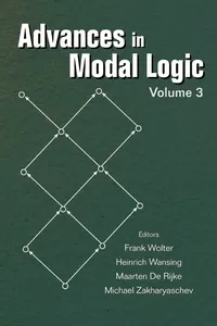 Advances In Modal Logic, Volume 3_cover