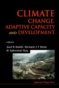 Climate Change, Adaptive Capacity And Development_cover