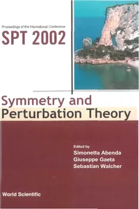 Symmetry And Perturbation Theory - Proceedings Of The International Conference On Spt 2002_cover