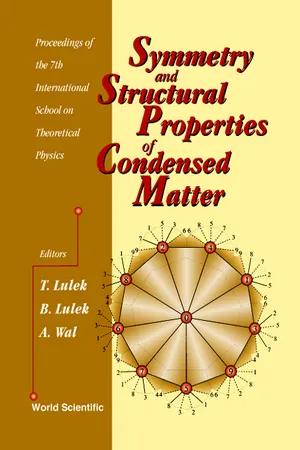 Symmetry And Structural Properties Of Condensed Matter, Proceedings Of The 7th International School On Theoretical Physics (Sspcm 2002)