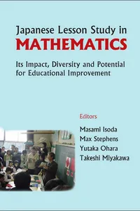 Japanese Lesson Study In Mathematics: Its Impact, Diversity And Potential For Educational Improvement_cover