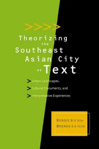 Theorizing the Southeast Asian City as Text_cover