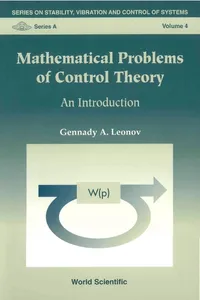 Mathematical Problems Of Control Theory: An Introduction_cover