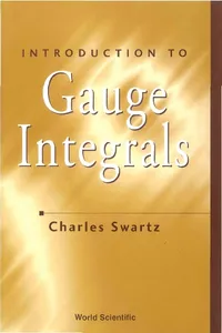 Introduction To Gauge Integrals_cover