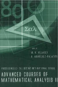 Advanced Courses Of Mathematical Analysis Ii - Proceedings Of The Second International School_cover