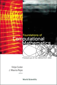 Foundations Of Computational Mathematics, Proceedings Of Smalefest 2000_cover