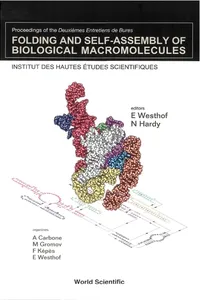 Folding And Self-assembly Of Biological Macromolecules - Proceedings Of The Deuxiemes Entretiens De Bures_cover
