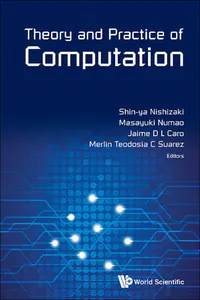 Theory And Practice Of Computation - Proceedings Of Workshop On Computation: Theory And Practice Wctp2013_cover