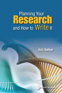 Planning Your Research and How to Write It_cover