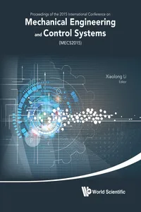 Mechanical Engineering And Control Systems - Proceedings Of 2015 International Conference_cover