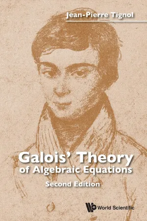 Galois' Theory of Algebraic Equations