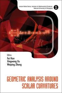 Geometric Analysis Around Scalar Curvatures_cover