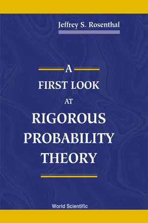 A First Look at Rigorous Probability Theory