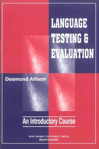 Language Testing and Evaluation_cover