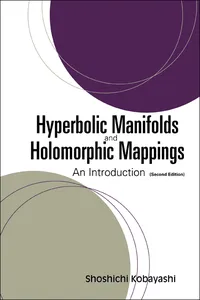 Hyperbolic Manifolds and Holomorphic Mappings_cover