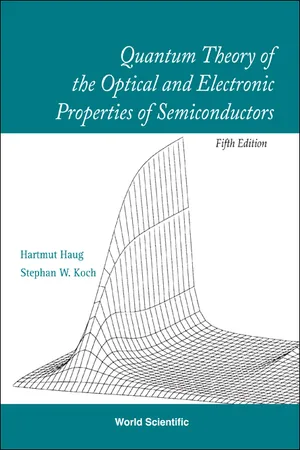 Quantum Theory of the Optical and Electronic Properties of Semiconductors