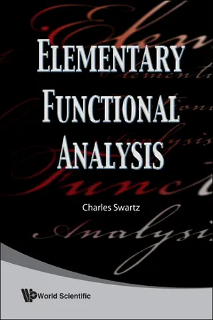 Elementary Functional Analysis