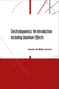 Electrodynamics: An Introduction Including Quantum Effects_cover