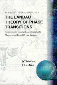 The Landau Theory of Phase Transitions_cover