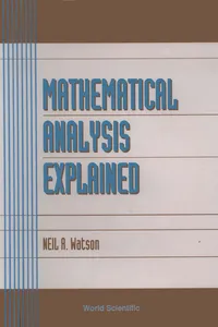 Mathematical Analysis Explained_cover