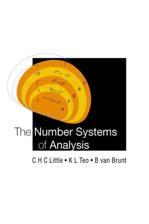 The Number Systems of Analysis