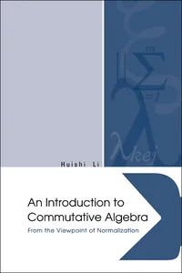 An Introduction to Commutative Algebra_cover
